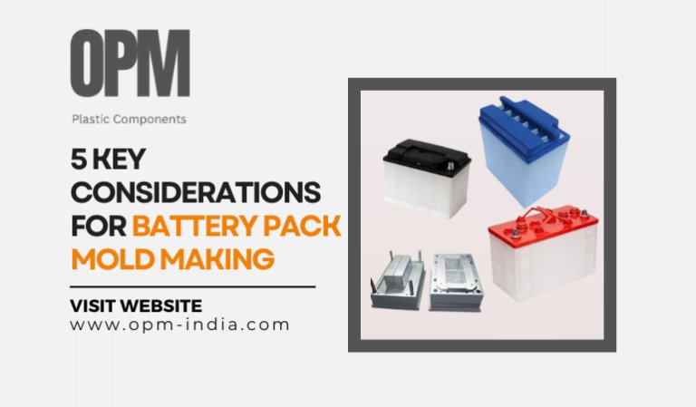 Five Important Factors for making Battery Pack Molds